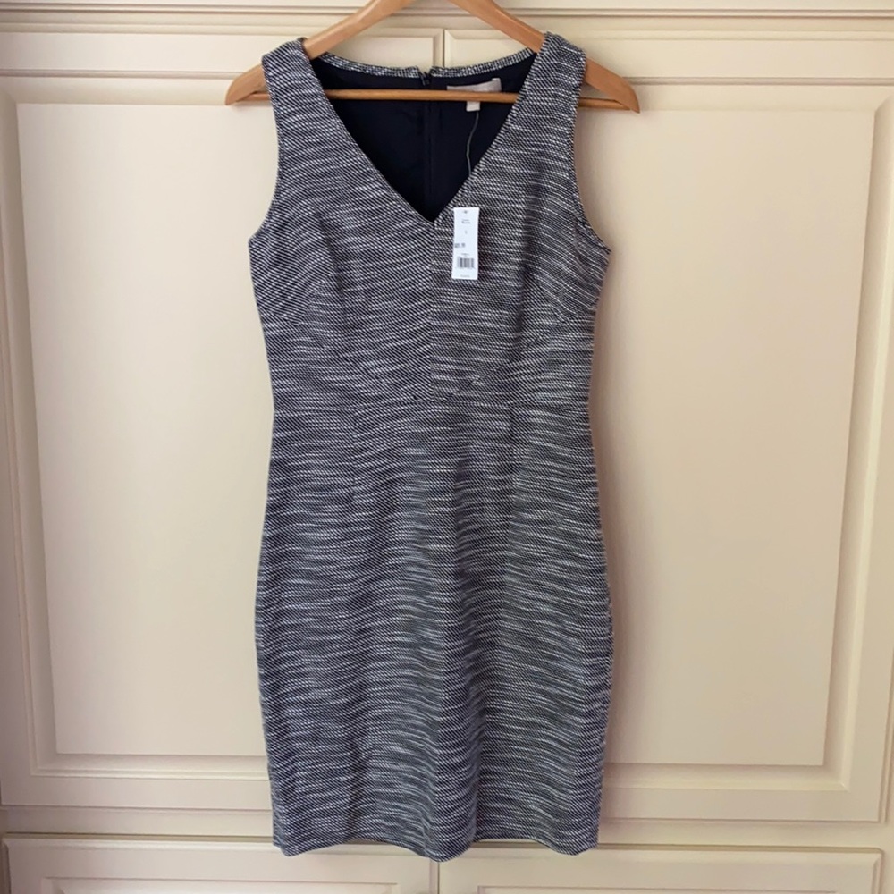 Size 6 Banana Republic black & white dress